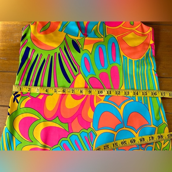 Julie Brown NYC Livie Dress Pink Tropicana Retro Shift Dress Bright Floral - Picture 13 of 13